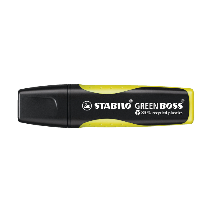 Markeerstift stabilo green boss 6070/24 geel(6070/24) - 0