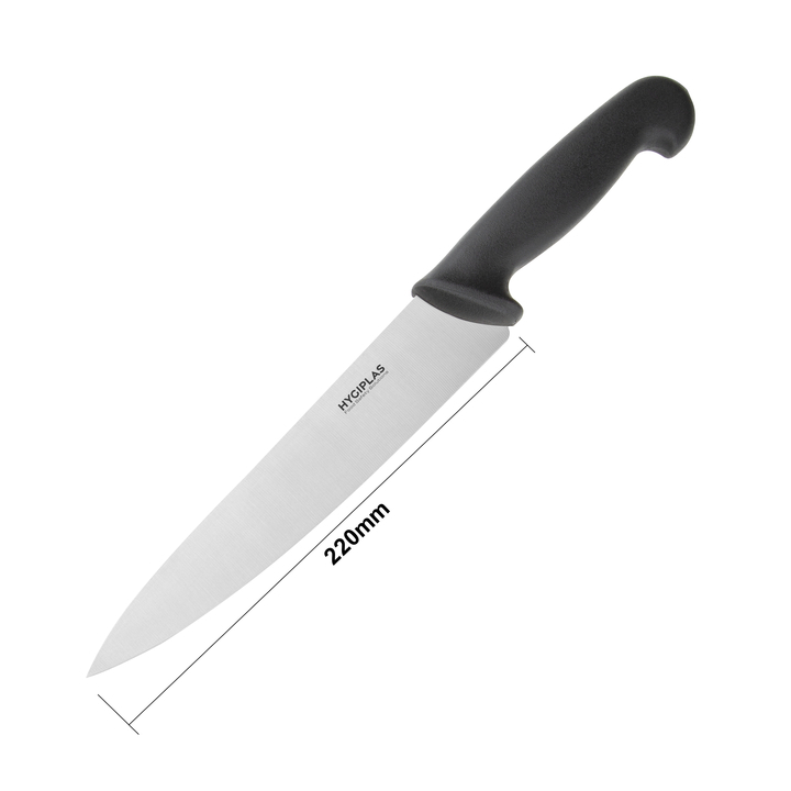 Koksmes hygiplas 215 mm zwart(c265) - 3