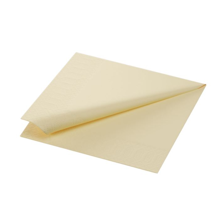 Duni Tissue, servet, 33x33 cm, 2-laags, Cream, 180377 (2000 stuks) - 0