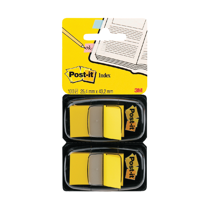 Indextabs 3m post-it 680-y2eu medium geel(680-y2eu) - 0