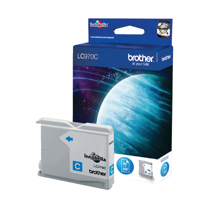 Inkcartridge brother lc-970c blauw - 0