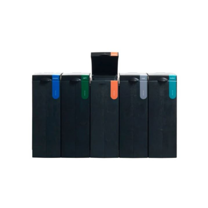 Bonton, modulaire afvalscheidingsbak, 70 liter, grijs, VB 012022 | afvalstroom GFT - 1