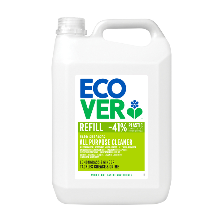 Ecover, allesreiniger navulflacon, 5 liter, Citroengras & Gember, 4002129 (1 stuk) - 0