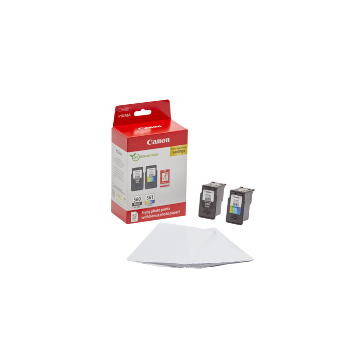 Inktcartridge canon pg-560 cl-561 zwart + kleur(3713c008) - 1