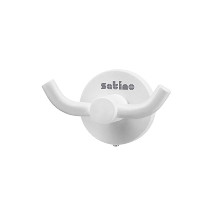 Satino by WEPA | Kledinghaak | Metaal | Wit | 332180 - 0