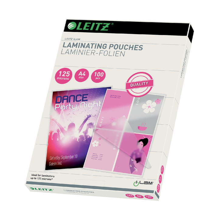 Lamineerhoes leitz a4 2x125micron(33808) - 0
