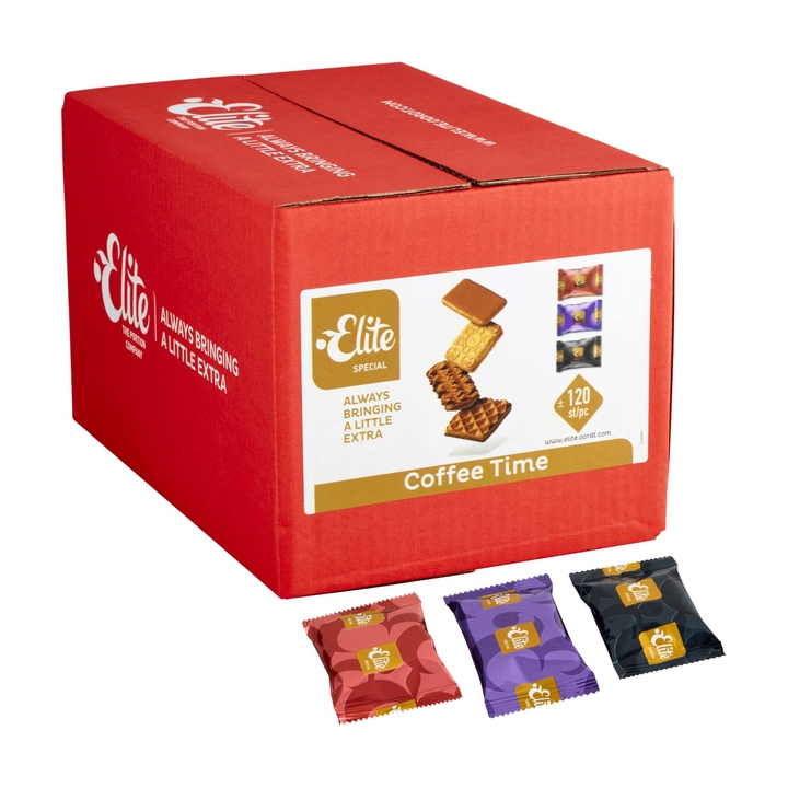 Koekmix, 120 stuks, coffee time assorti (1 doos) - 0