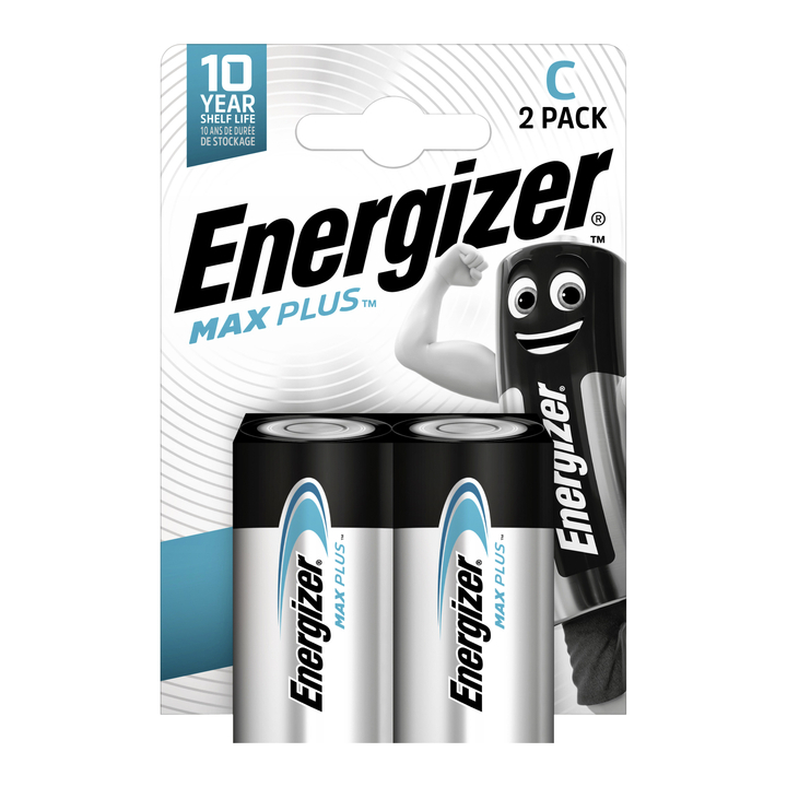 Batterij energizer max plus c alkaline 2st - 0