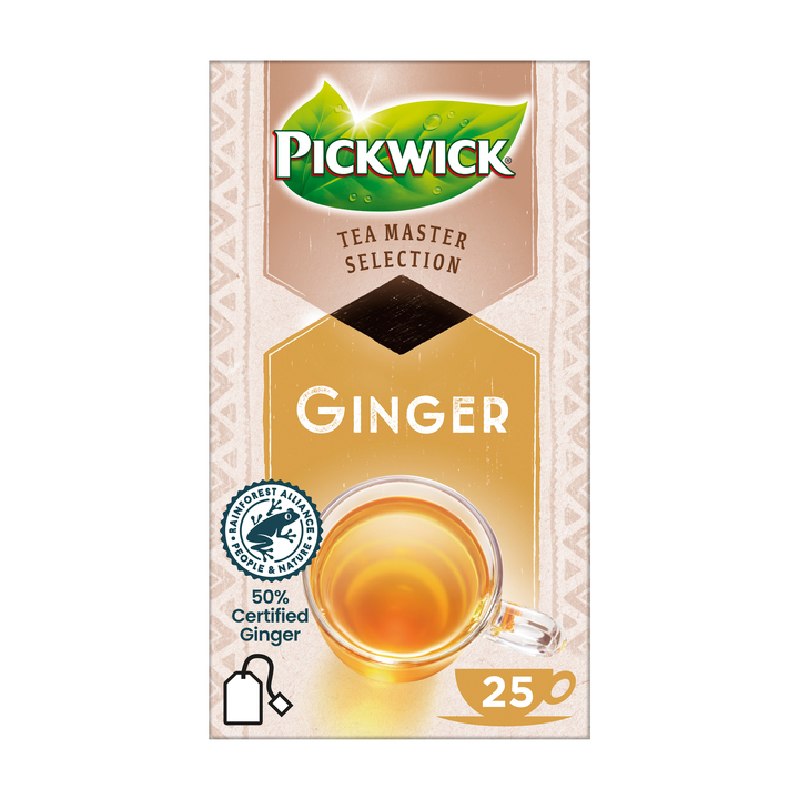 Pickwick Tea Master Selection, thee, ginger, 4060952 (25 stuks) - 0