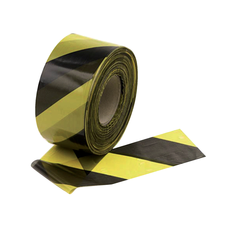 Signalisatielint, 250 meter, geel/zwart (1 stuk) - 0