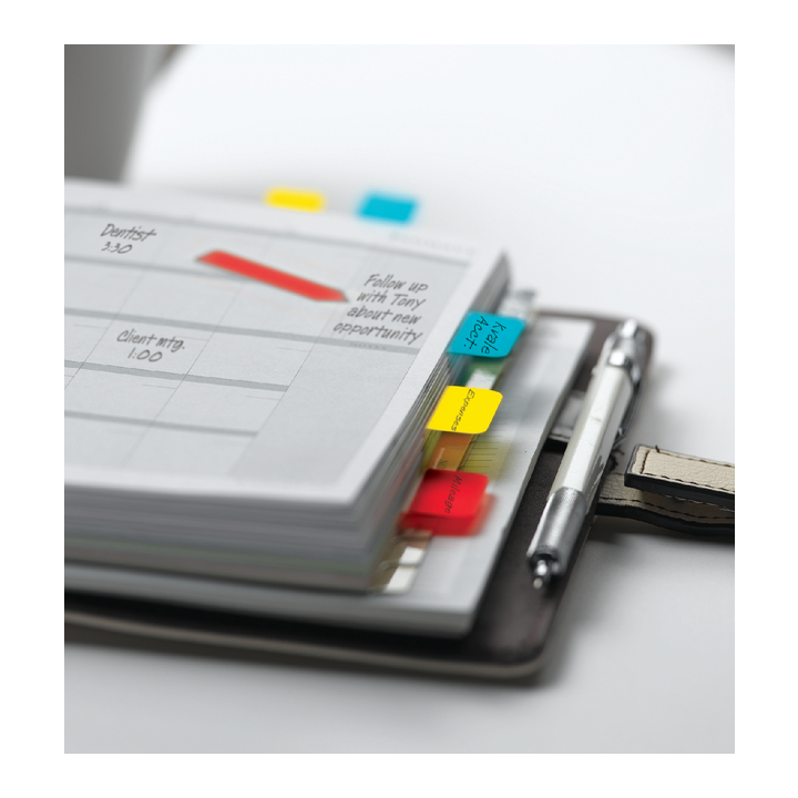 Indextabs 3m post-it 6808 2.5cm paars - 3