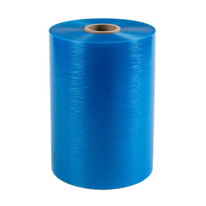 Wikkelfolie, 50cm, 20my, blauw (rol ca. 16kg) - 0