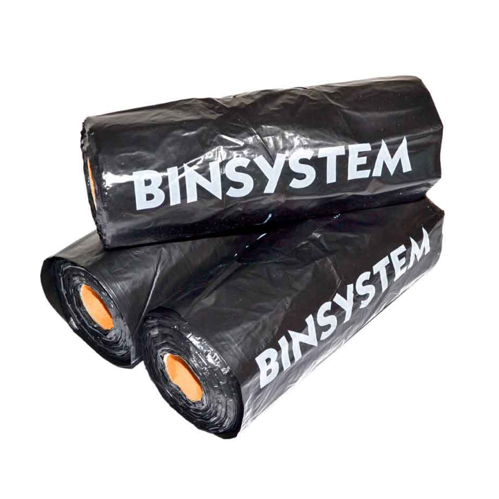 BinSystem | Hondenpoepzakjes | Zwart | VB 712519 (20 rollen x 200 zakjes) - 1