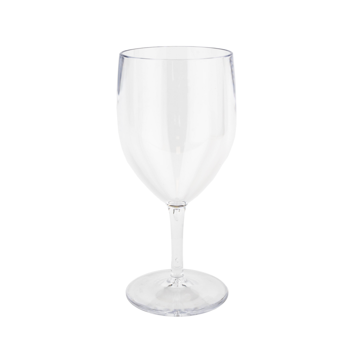 MyDrinkGlass, kunststof, herbruikbaar wijnglas, 27cl (4 stuks) - 0