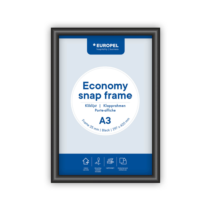 Kliklijst europel economy a3 zwart(355094) - 0