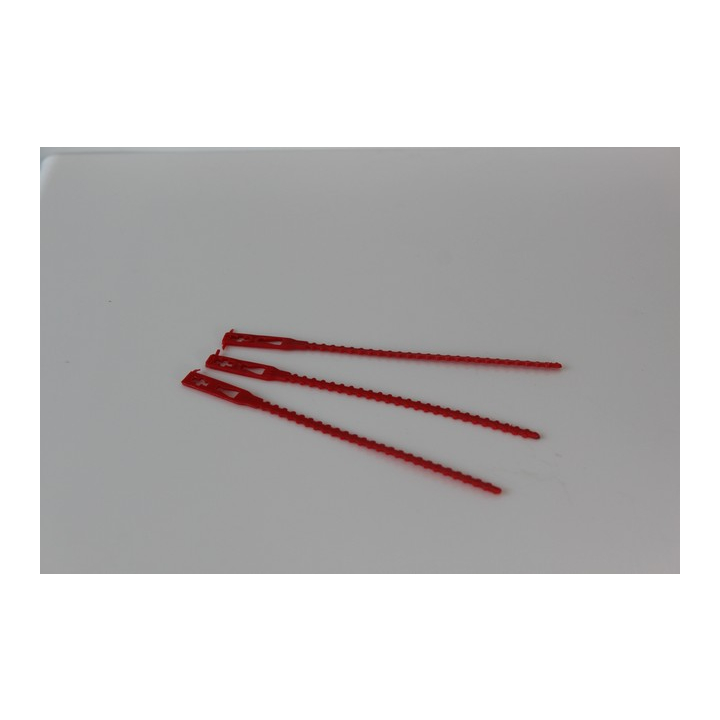 Rattenstaart, 171mm, rood, los (1000 stuks) - 0