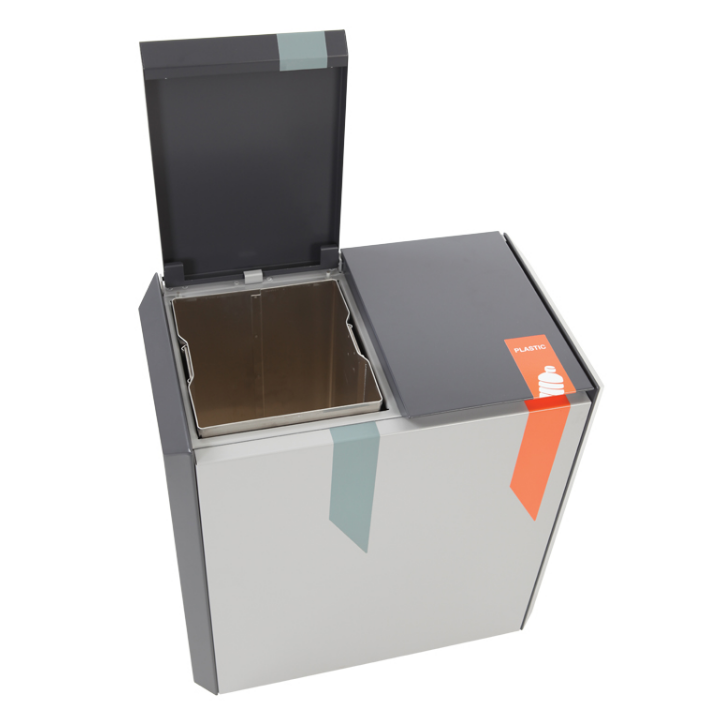 Recyclostar, afvalscheidingsstation, 2x55 liter, VB 708420 - 1