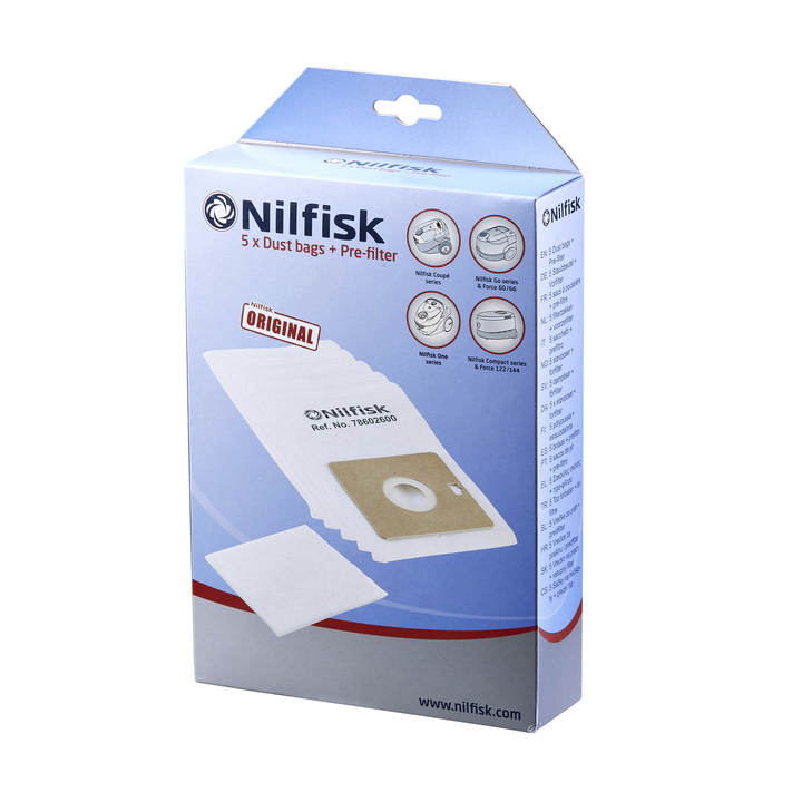 Stofzuigerzak | Nilfisk | one en coupe 5 stuks | 78602600   - 0