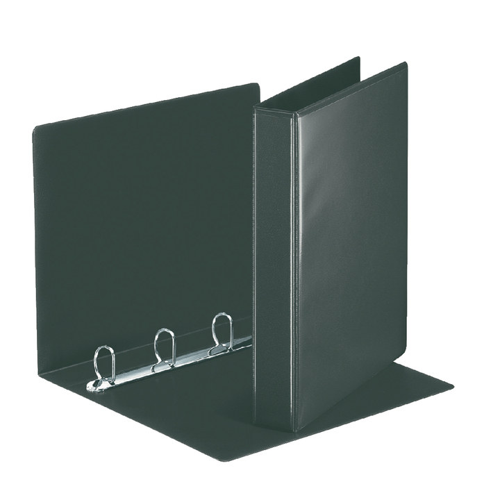Esselte D-mech, presentatieringband A4, 4-rings, 30mm, zwart - 0