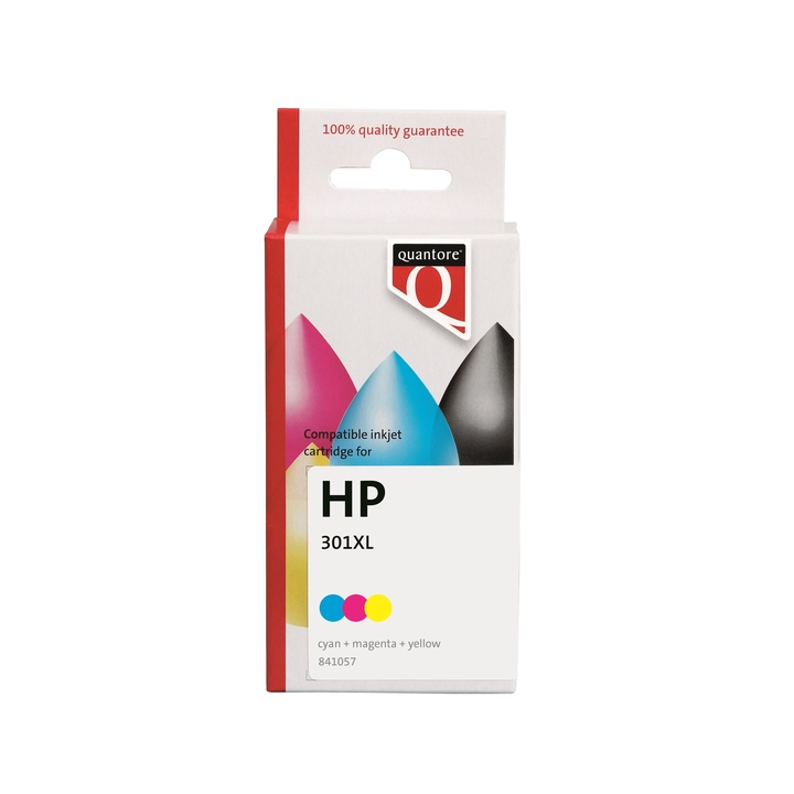 Inkcartridge Quantore alternatief tbv hp 301xl kleur - 0