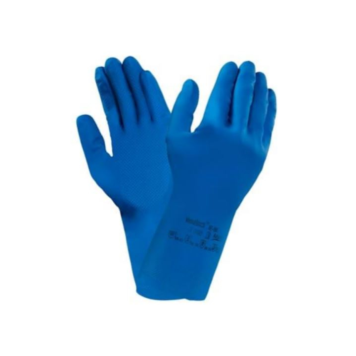 Huishoudhandschoen, maat S/6.5-7, blauw (144 stuks) - 0