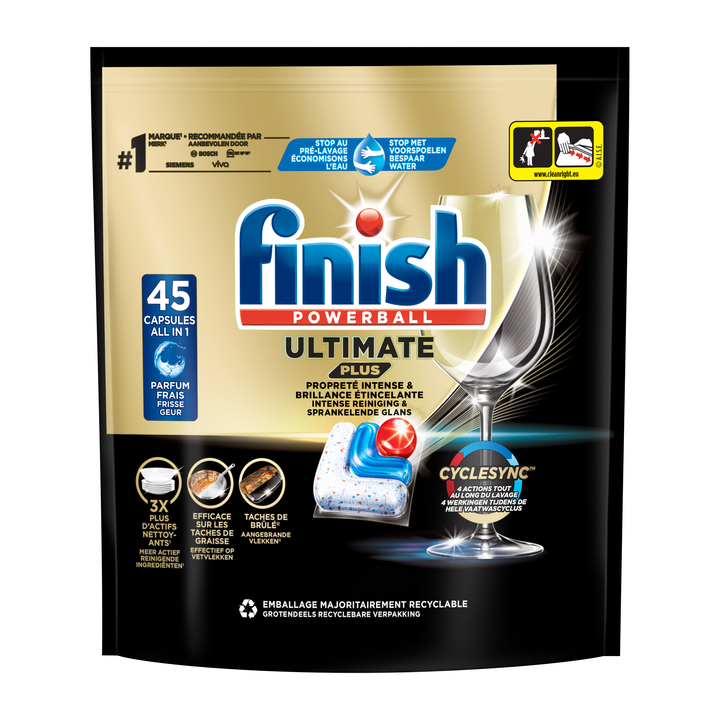 Vaatwastabletten finish ultimate plus 45st(3288671) - 0