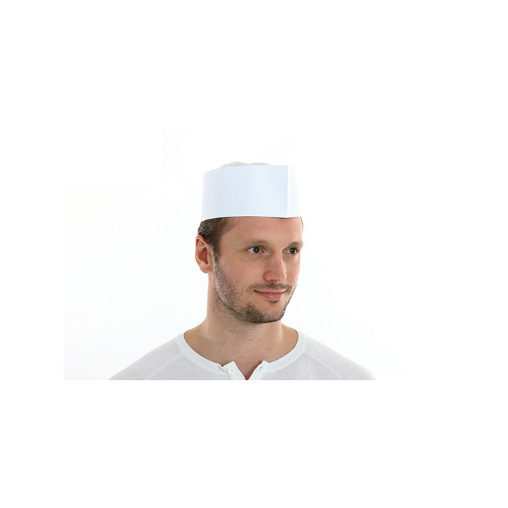 Fouragemuts, papier, wit, one size (100 stuks) | OP=OP AANBIEDING - 0