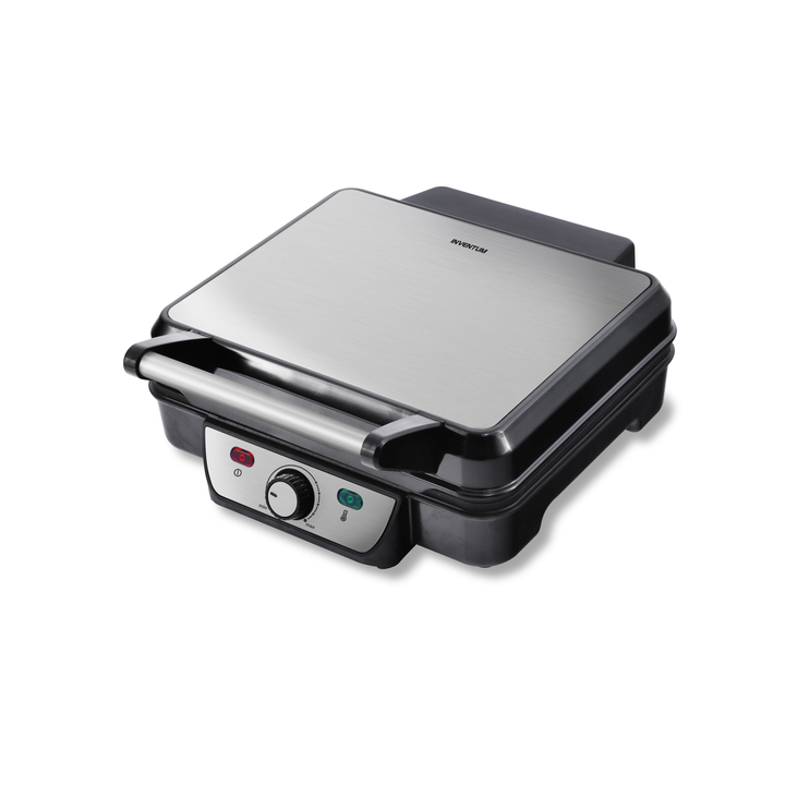 Contactgrill inventum 1800 watt zwart rvs(cg618) - 0