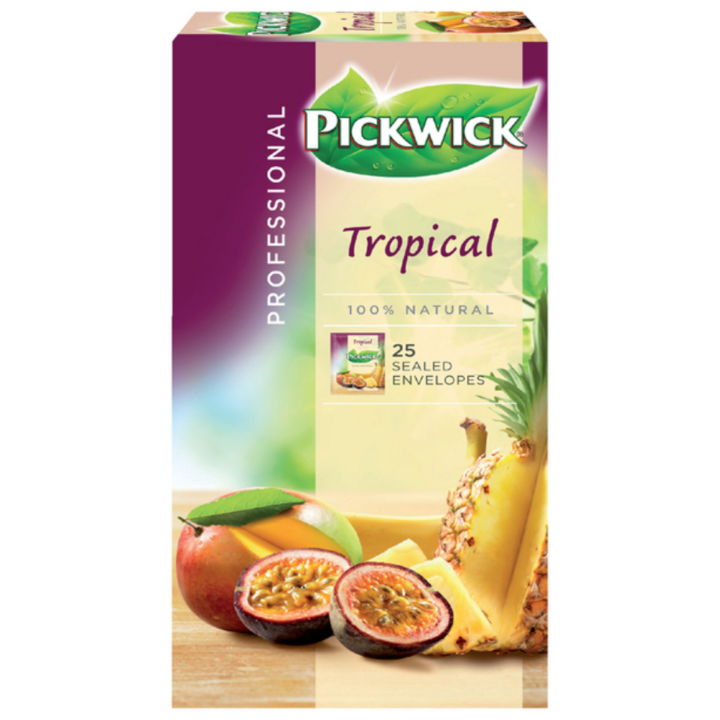 Pickwick Professional, thee, 1.5 gram, tropische vruchten, 4016836 (25 stuks) - 1