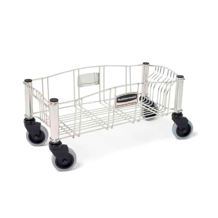 Rubbermaid Slim Jim, stalen dolly, grijs, VB 003556 - 0