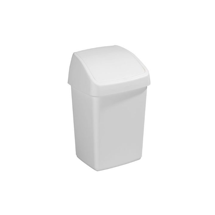 Delta, swingafvalbak, 10 liter, wit, VB 133013 - 0