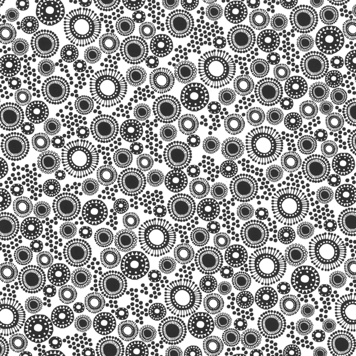 Cadeaupapier, 30cmx200m, 180, Black and white - 0