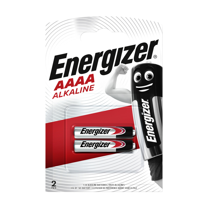Batterij energizer aaaa lr61 alkaline 2st - 0