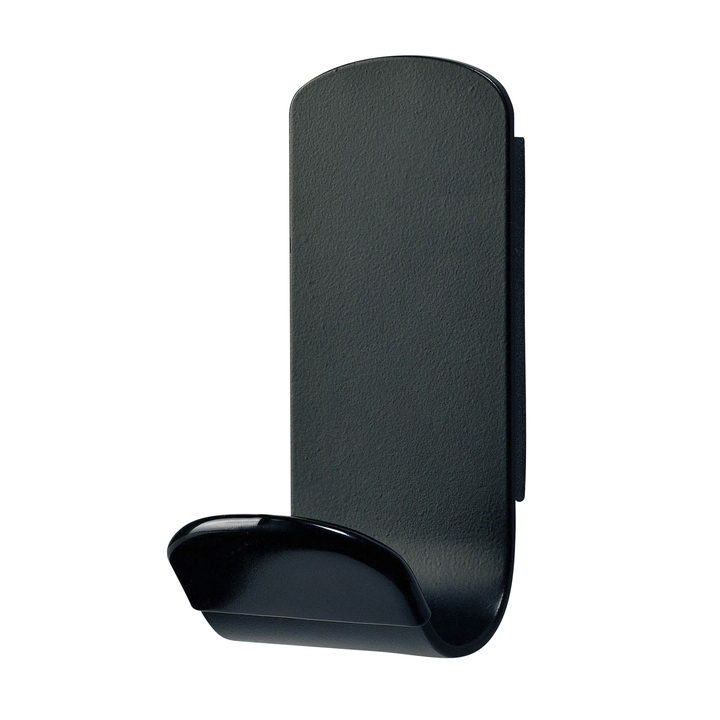 Kapstokhaak magneet unilux steely zwart 1 haak(100340733) - 0