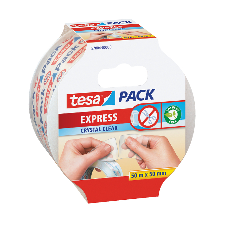 Plakband tesa zonder schaar  0,50x50mtr(57804-00000-00) - 0