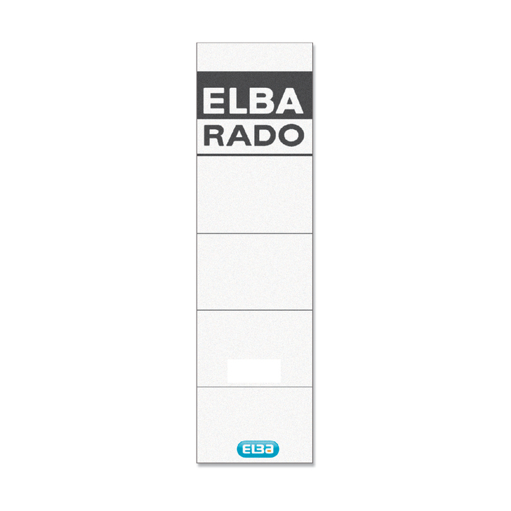 Rugetiket elba rado 159x44mm wit - 0