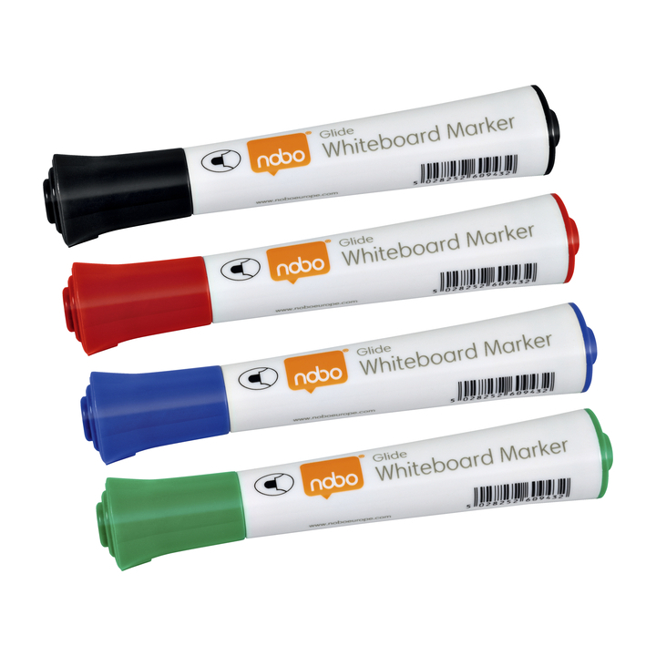 Viltstift nobo whiteboard glide rond 3mm ass(1902096) - 0