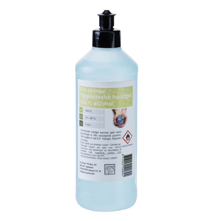 EP, hygiënische handgel, 1000 ml, >70% alcohol, dichte dop (1 stuk) | OP=OP AANBIEDING - 0