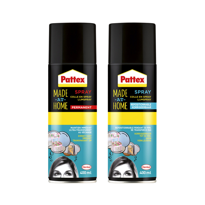 Lijm pattex power spray corrigeerbaar 400ml - 2
