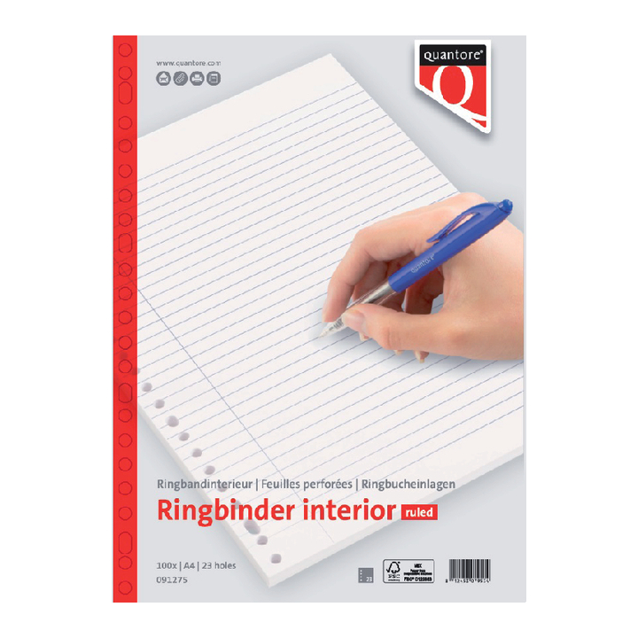 Interieur quantore a4 23r lijn 70gram 100v(091275) - 0