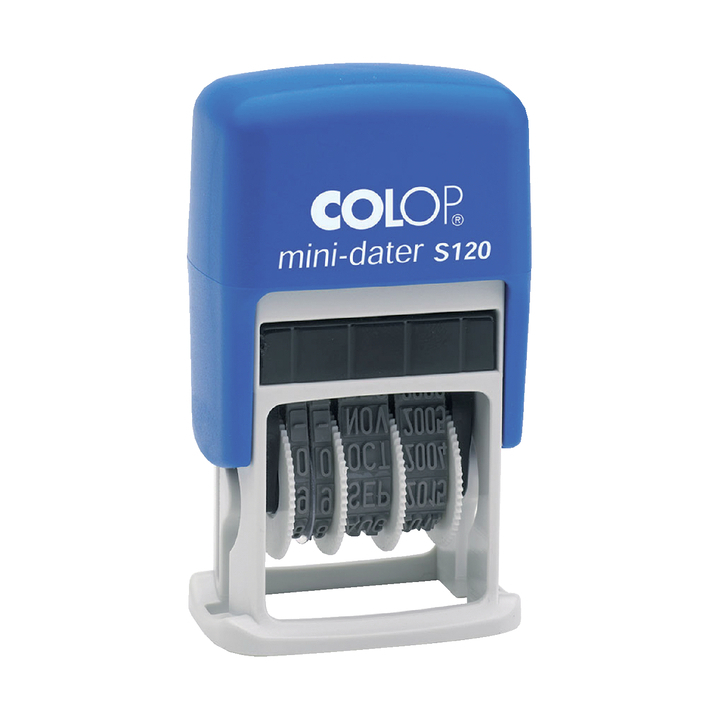 Datumstempel colop mini-dater s120f 4mm frans - 0