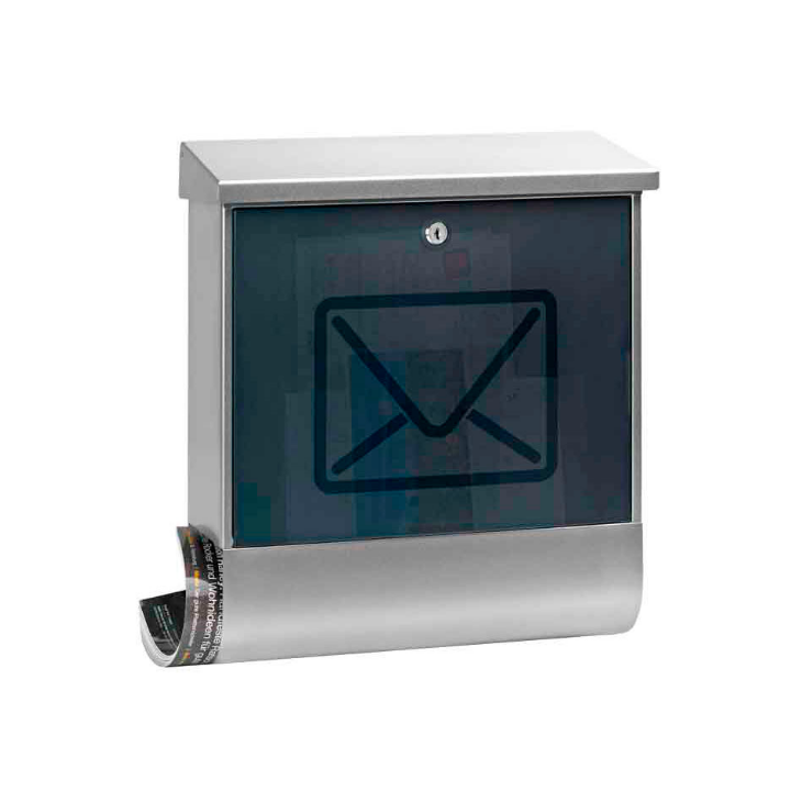 Lucenta, brievenbus, RVS, VB 653005 - 0