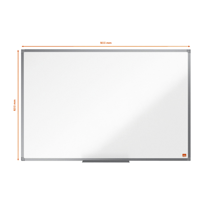Whiteboard nobo essence 900x600mm staal(1905210) - 1