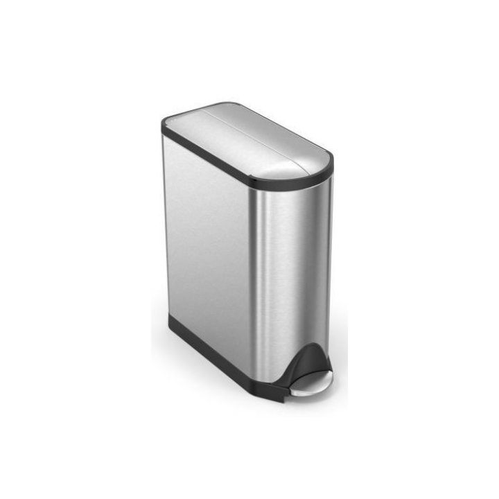 Simplehuman Butterfly, pedaalemmer, 45 liter, mat RVS, VB 015361 - 0