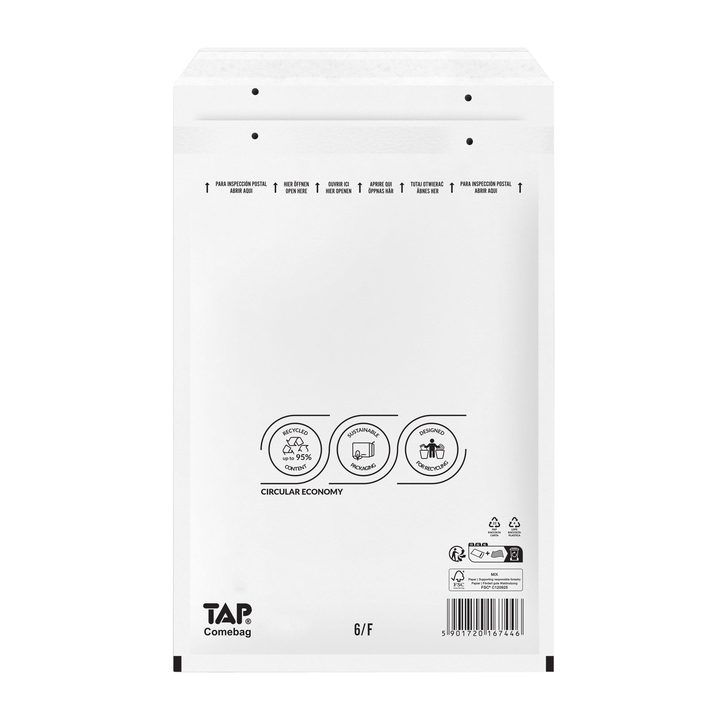 Envelop tap comebag luchtkussen nr16 100 stuks(81020500) - 0