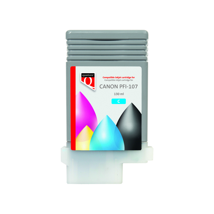 Inkcartridge quantore canon pfi-107 blauw(b45519pr) - 0