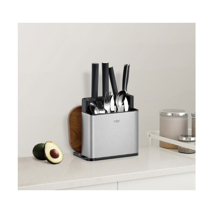 Keuken organiser met snijplankhouder, grijs, VB 8627 - 3