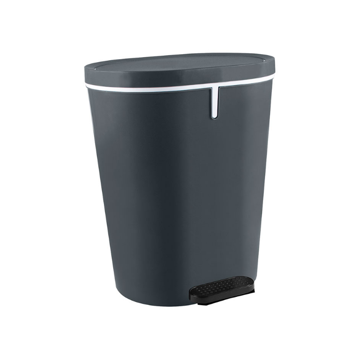 Zamora, pedaalemmer, 25 liter, antraciet/wit, VB 016170 - 0
