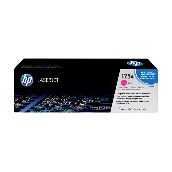 HP 125A, tonercartridge, rood, CB543A - 0