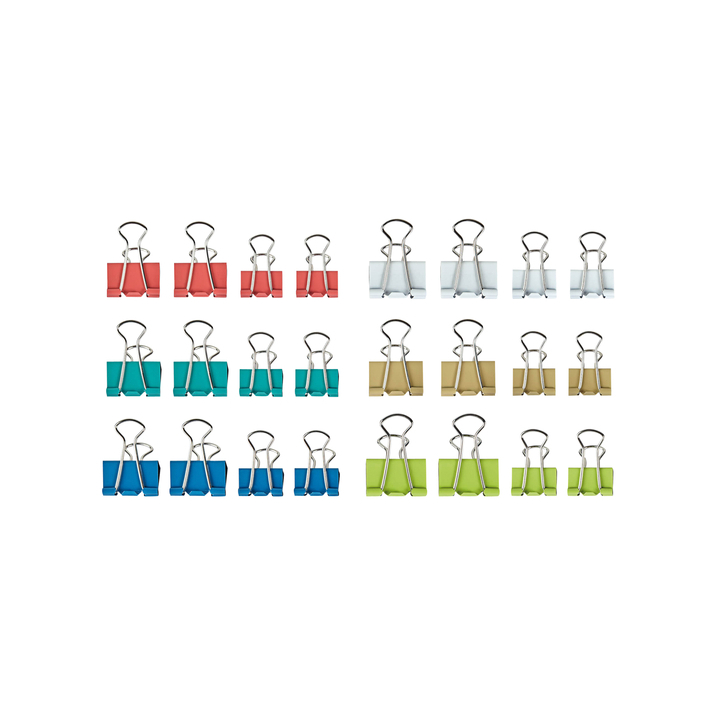Papierklem maul 215 7mm + 9mm 24st assorti(2157698) - 0